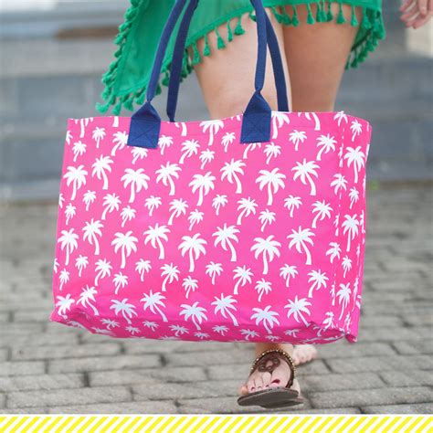 matching beach towel and tote